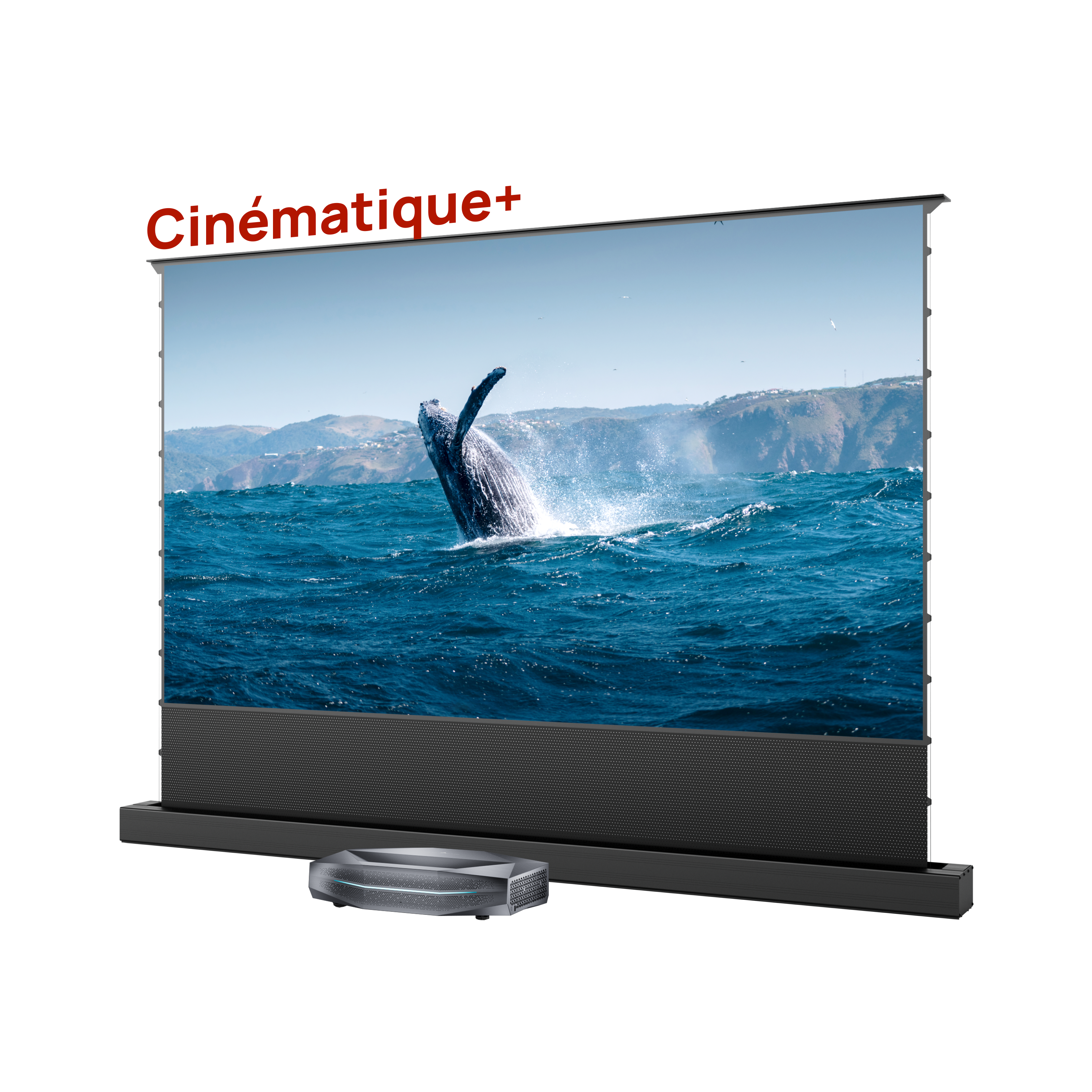 Aetherion Max + Écran ALR autoportant à levage 100''-120''