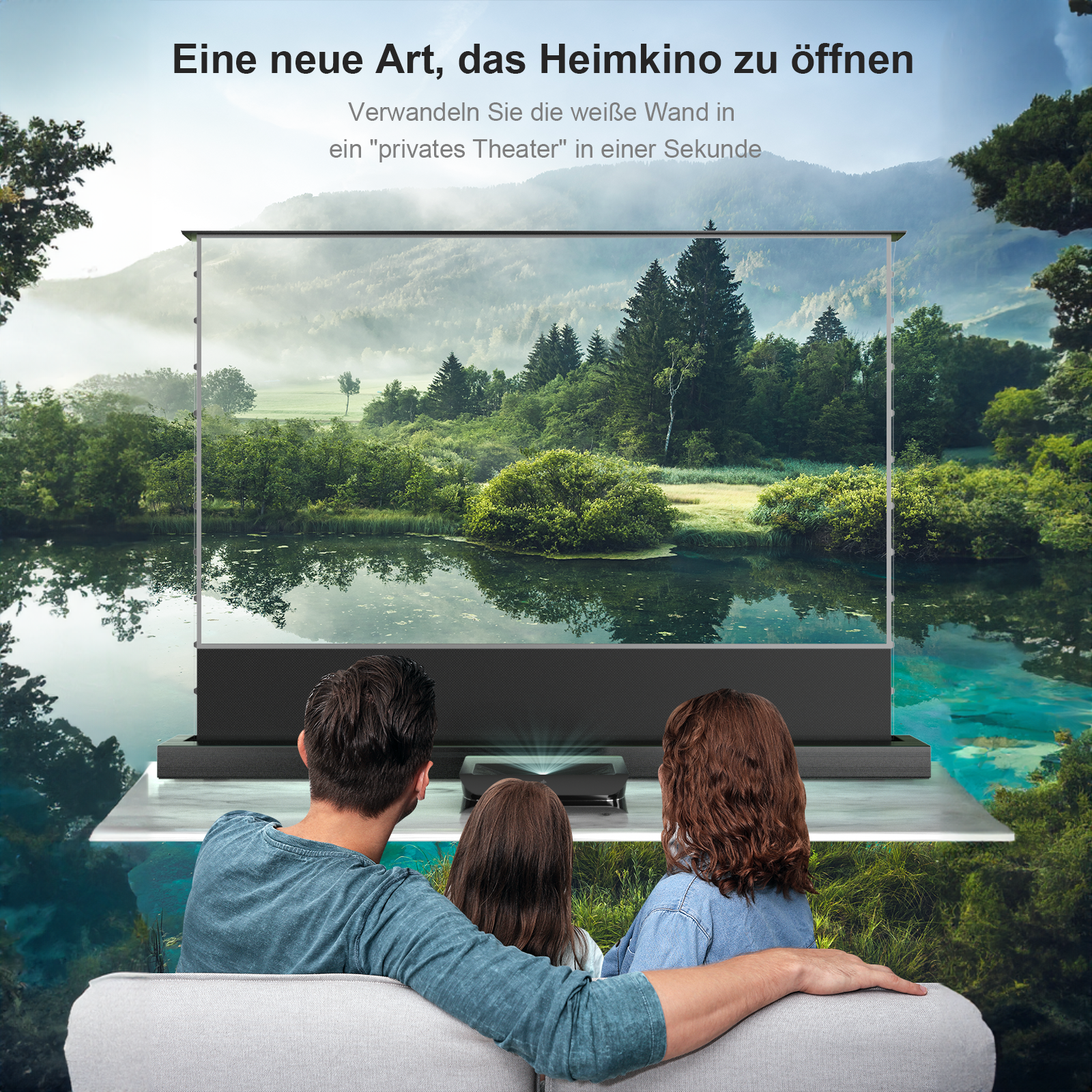 100" - 120" Écran ALR autoportant à levage Cinématique+