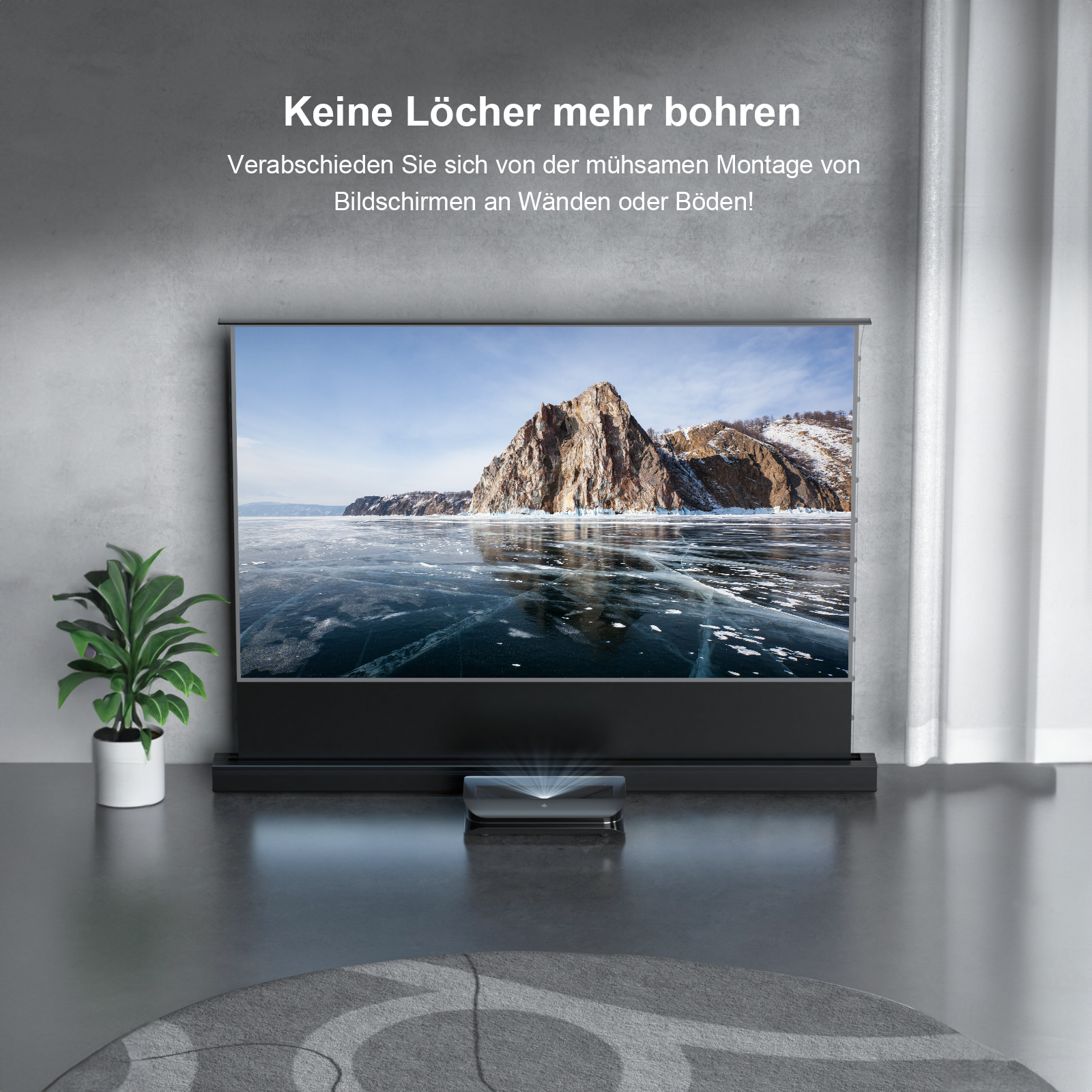 100" - 120" Écran ALR autoportant à levage Cinématique+