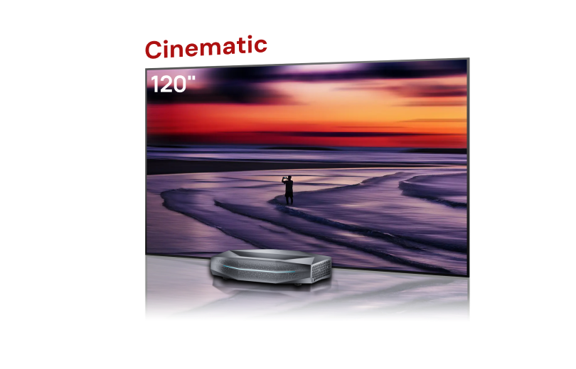 Aetherion Max + Écran ALR Cinématographique 120''