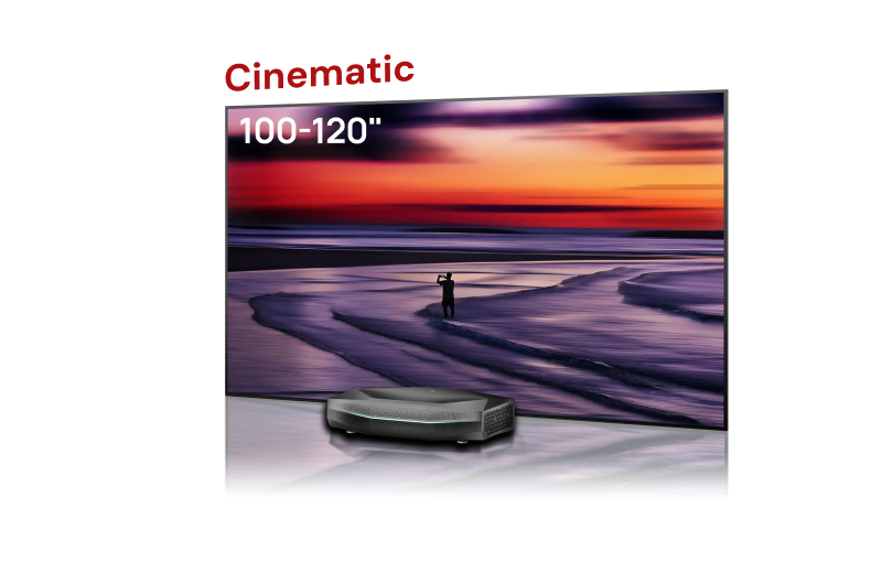 Aetherion Pro + Écran ALR Cinématographique 120''