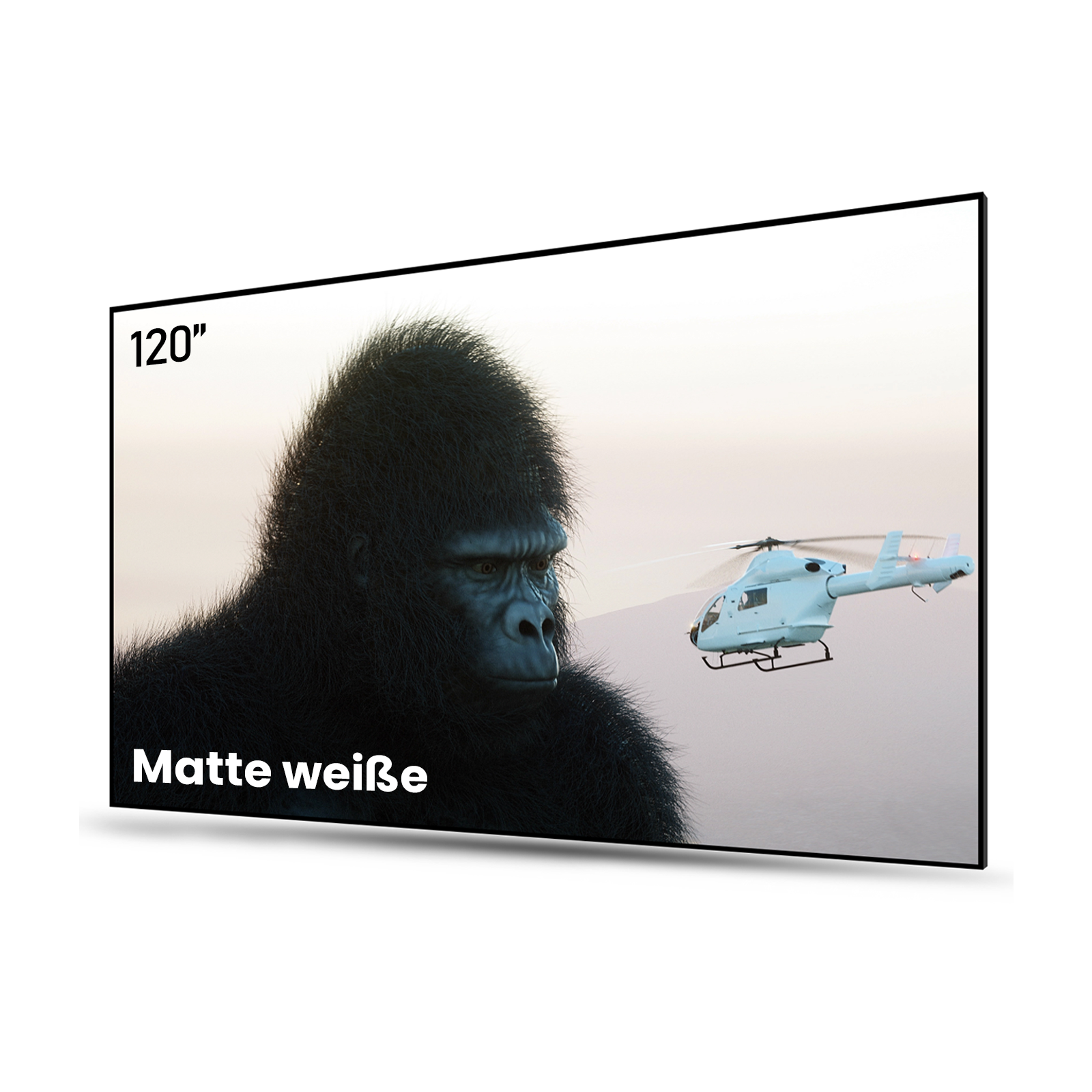 100'' -120'' Écran blanc mat